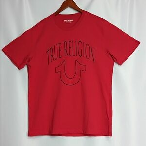 True Religion Bold Red Short Sleeve Tee